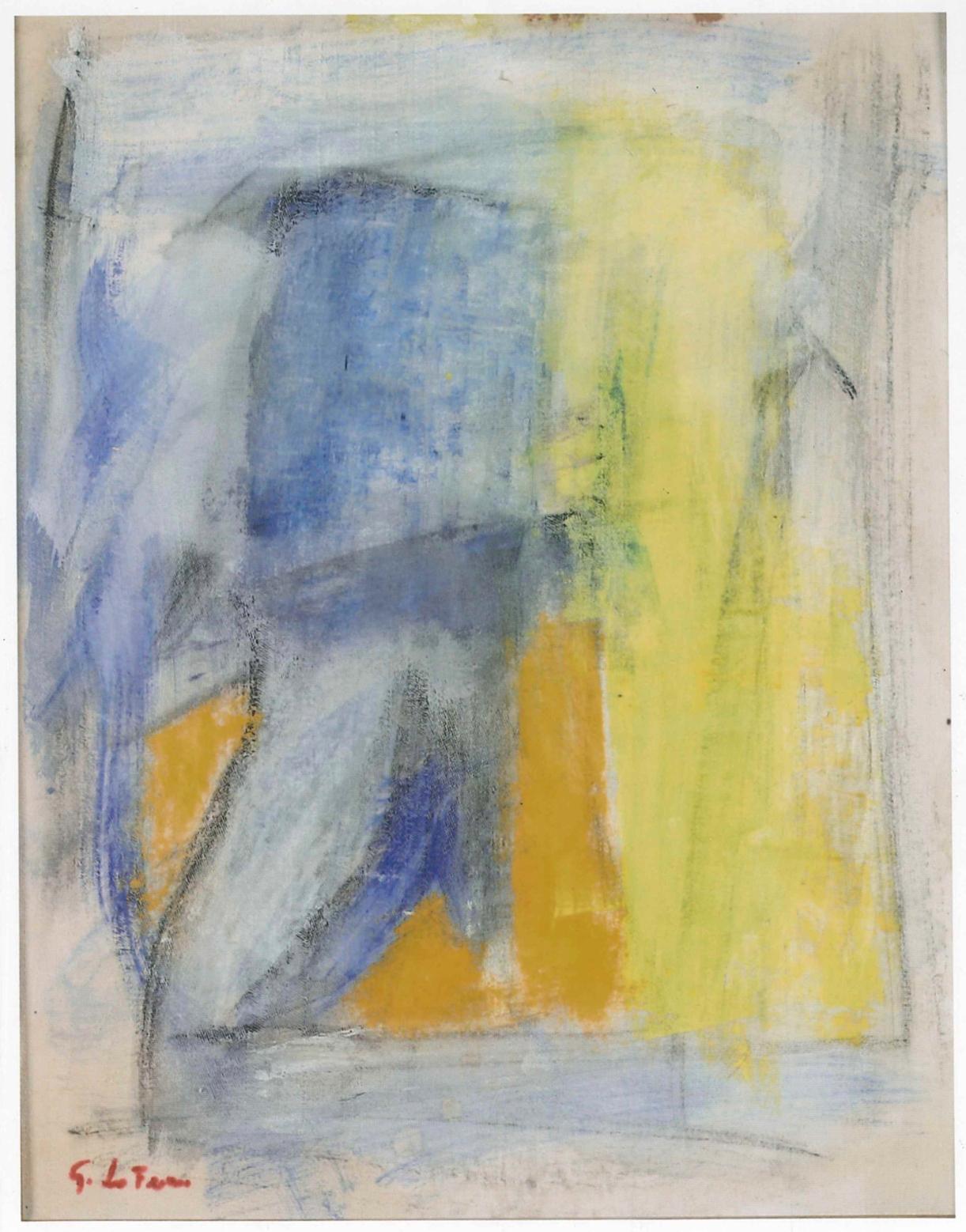 Hommage an De Kooning ist ein Original-Kunstwerk von Giorgio Lo Fermo aus dem Jahr 2012.

Öl auf Leinwand, aufgetragen auf Hartfaserplatte. Handsigniert unten links.

Dieses zeitgenössische Gemälde ist eine schöne Hommage an einen der bedeutendsten