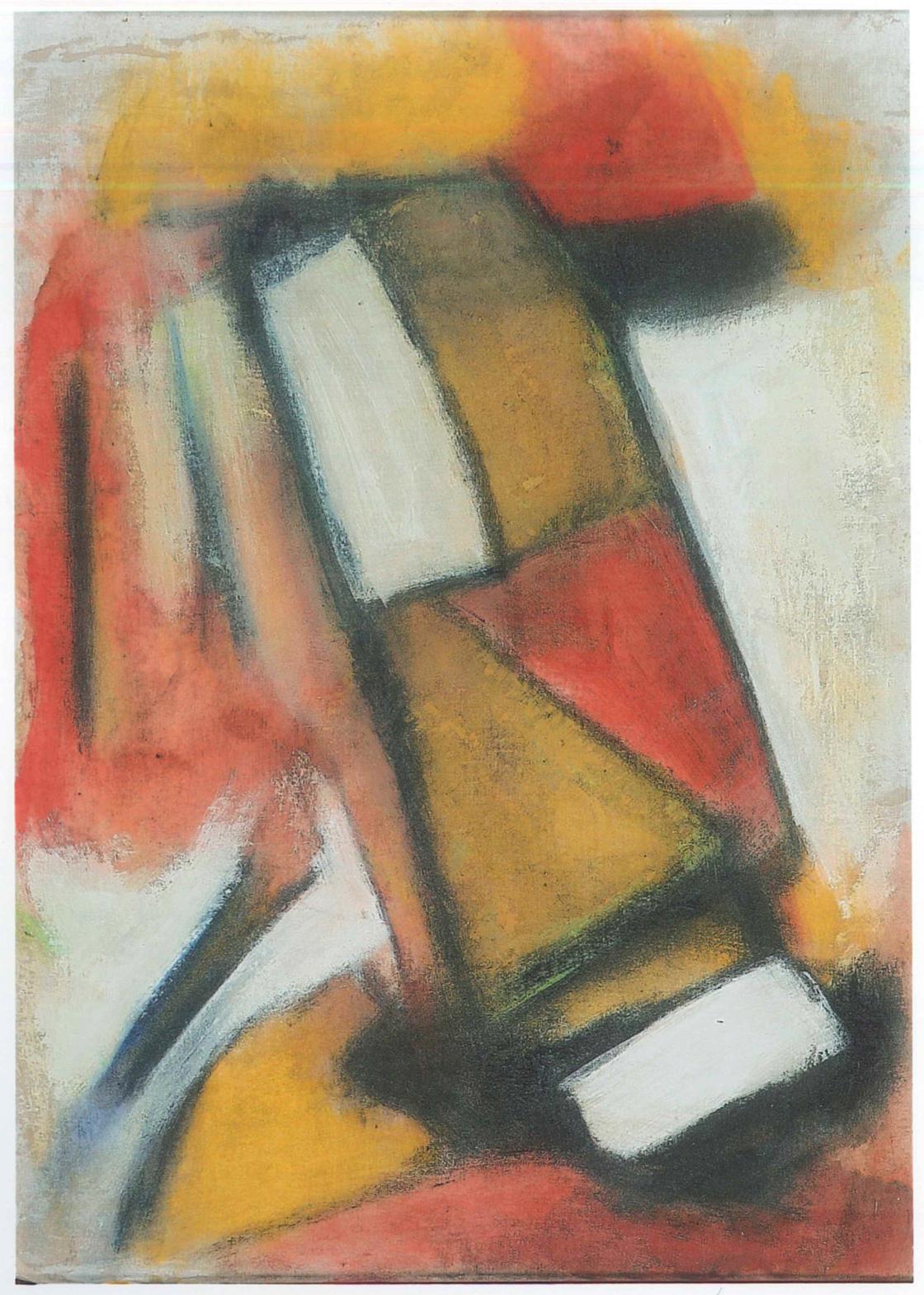 Hommage an Alfred Manessier  - Ölgemälde 2011 von Giorgio Lo Fermo