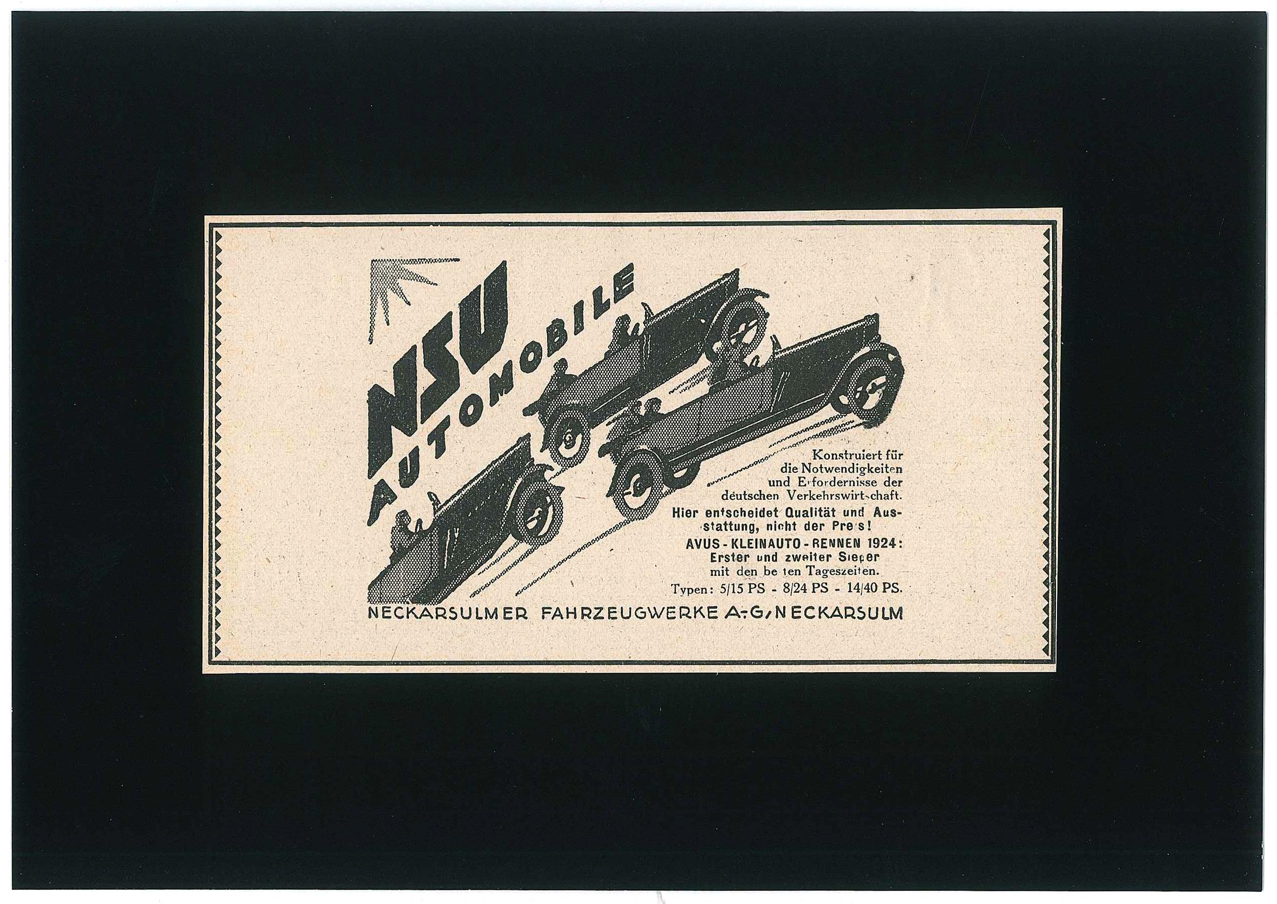 1920s automobile advertisements