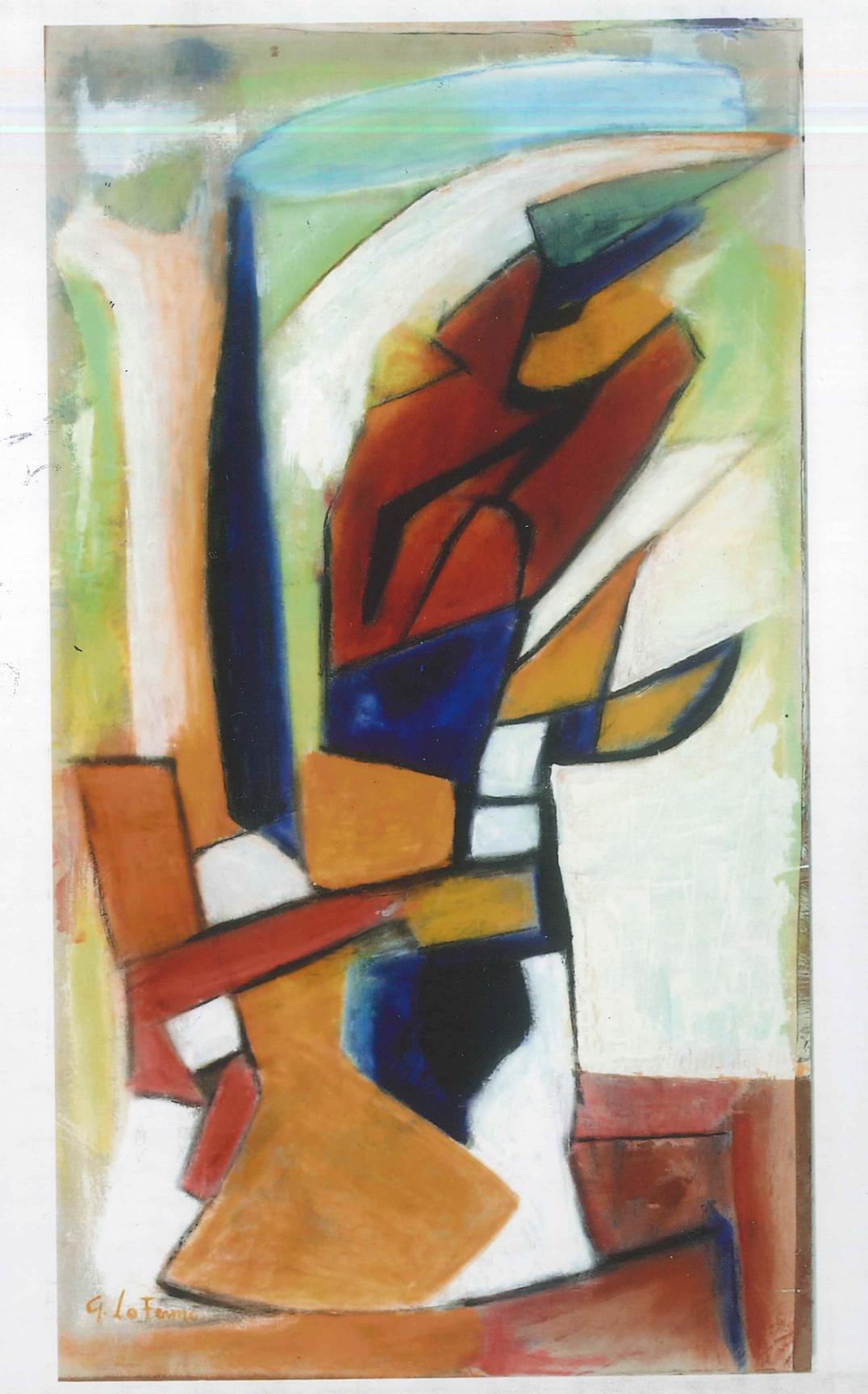 Abstrait Post-Cubisme est une œuvre d'art originale réalisée par Giorgio Lo Fermo en 2012.

Huile sur toile appliquée sur panneau dur. Signé à la main par l'artiste en bas à gauche. 

Cette œuvre d'art contemporaine se caractérise par une