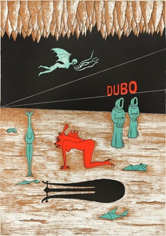 Dubo - Original Lithograph by Henry Maurice - 1970s