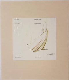 La Porta di S. Pietro (St. Peter's Doors) -  Ink Drawing by Giacomo Manzù - 1970