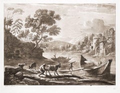 Liber Veritatis – B/W-Radierung nach Claude Lorrain – 1815