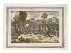Funeral Procession among the Indigenouses - by G. Pivati - 1746-1751