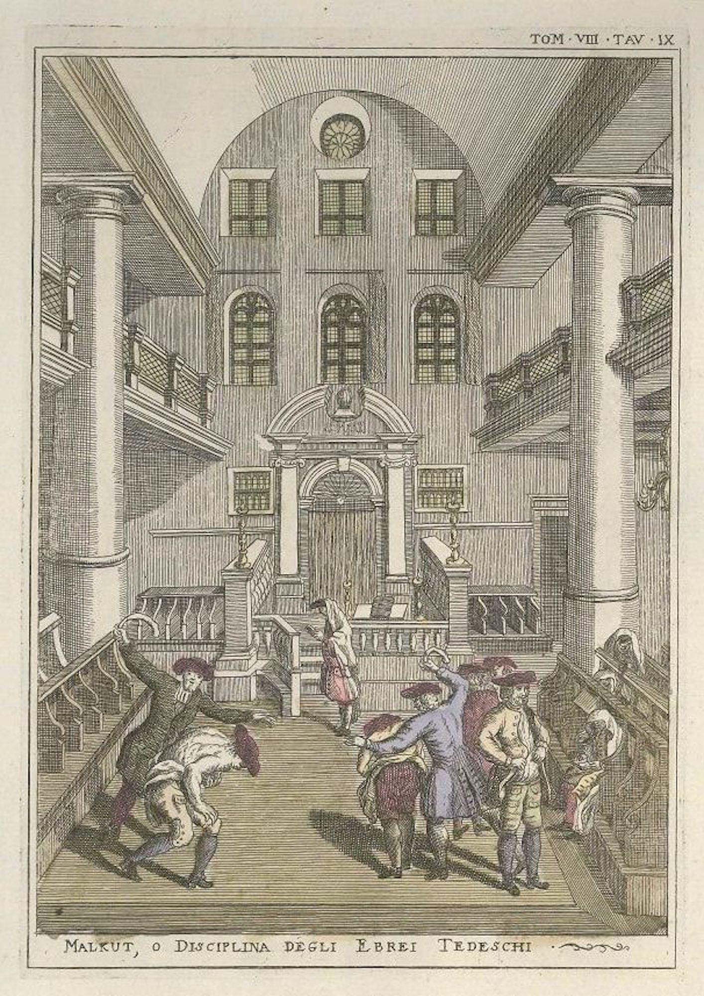 Gianfrancesco Pivati Figurative Print - The Malkuth - by G. Pivati - 1746-1751