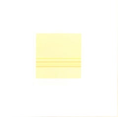 Yellow Stripes - Original Screen Print by Antonio Calderara - 1978