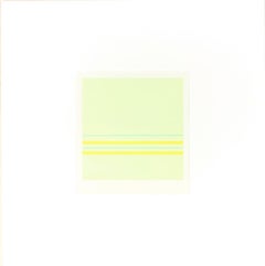 Geometrías regulares - Serigrafía original de Antonio Calderara - 1978