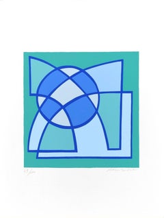 De Profundis Clamavi - Original Screen Print by Mario Radice - 1964