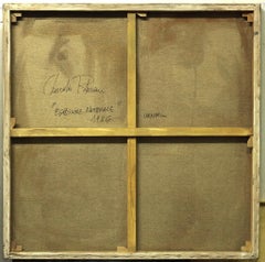 Explosion naturelle - Huile sur toile originale de Claudio Palmieri - 1986