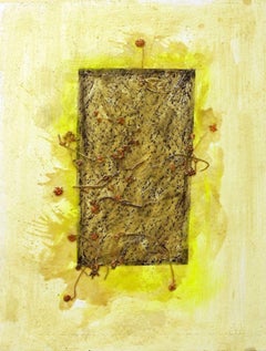 Grass Marks - Original Mixed Media by Claudio Palmieri - 2008