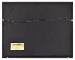 Court Of Chinese Emperor- Original Hand Watercolored Etching by A. Leide