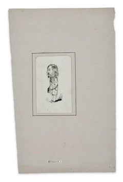 Dupendant - Original Pen Drawing by Unknot French Artist End of 19th Century