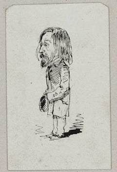 Dupendant - Original Pen Drawing by Unknot French Artist End of 19th Century