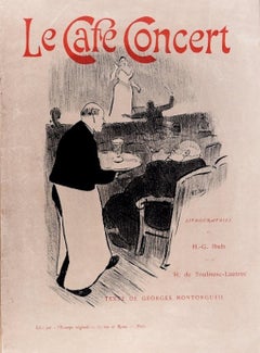 Le Caf-Concert - Couverture et livre de portfolio - 1893