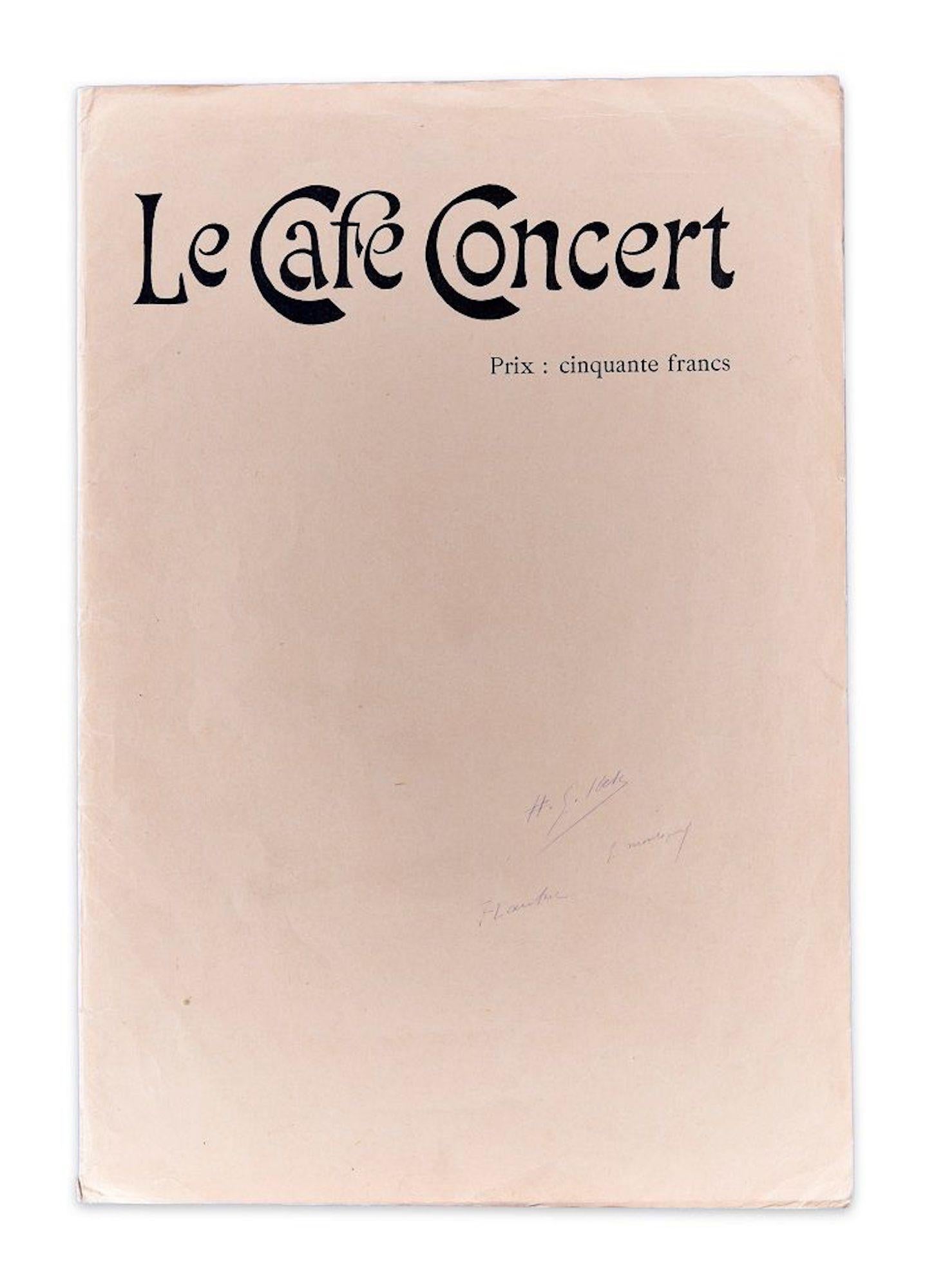 Le Café-Concert - Cover and Portfolio Book - 1893 1
