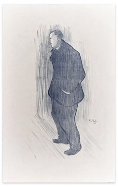 Mévisto - Litografía original sobre papel Japón de H.-G. Ibels - 1893