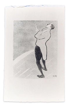 I. Hill - Litografia originale su carta giapponese di H.-G. Ibels - 1893