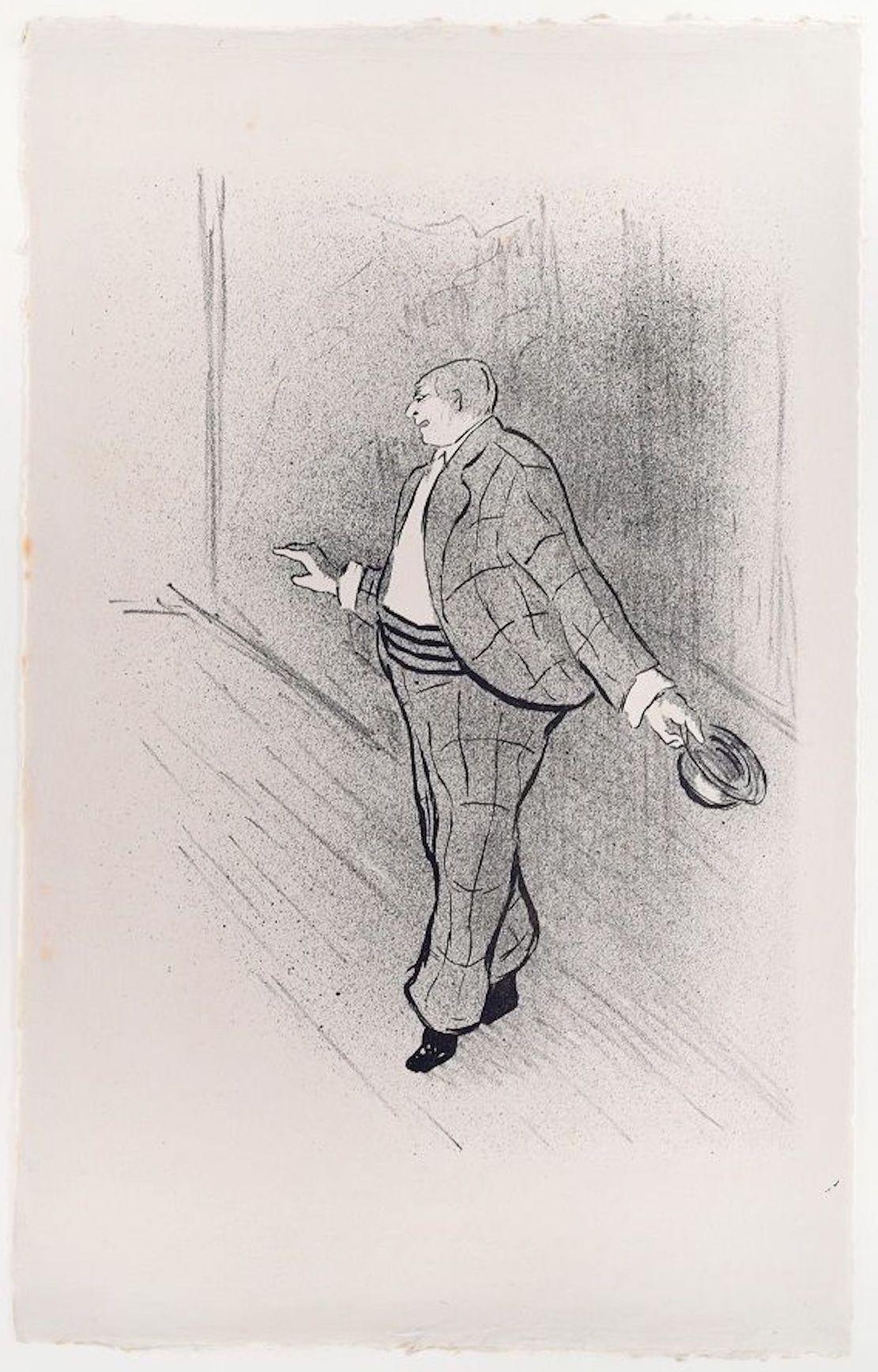 Figurative Print de Henri-Gabriel Ibels - Libert - Litografía original sobre papel de Japón por H.-G. Ibels - 1893