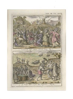Huly Carnival and Water Party - Etching by G. Pivati - 1746/1751