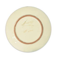 Signora - Originale  Piatto piano in ceramica fatto a mano da A. Kurakina - 2019