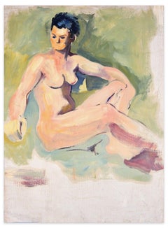 Nudes - Tempera and Carboard on Paper - Early 20th Century