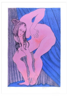 Alina - Original Lithograph by Stefania Guidi - 1993