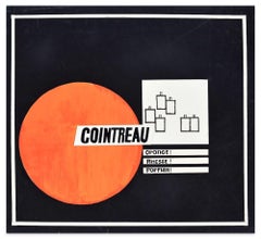 Cointreau - Original Mixed Media by A. Matheos - Mid 20th Century