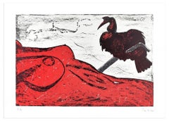 Vintage Pelican - Original Lithograph by Nino Terziari - 1970s