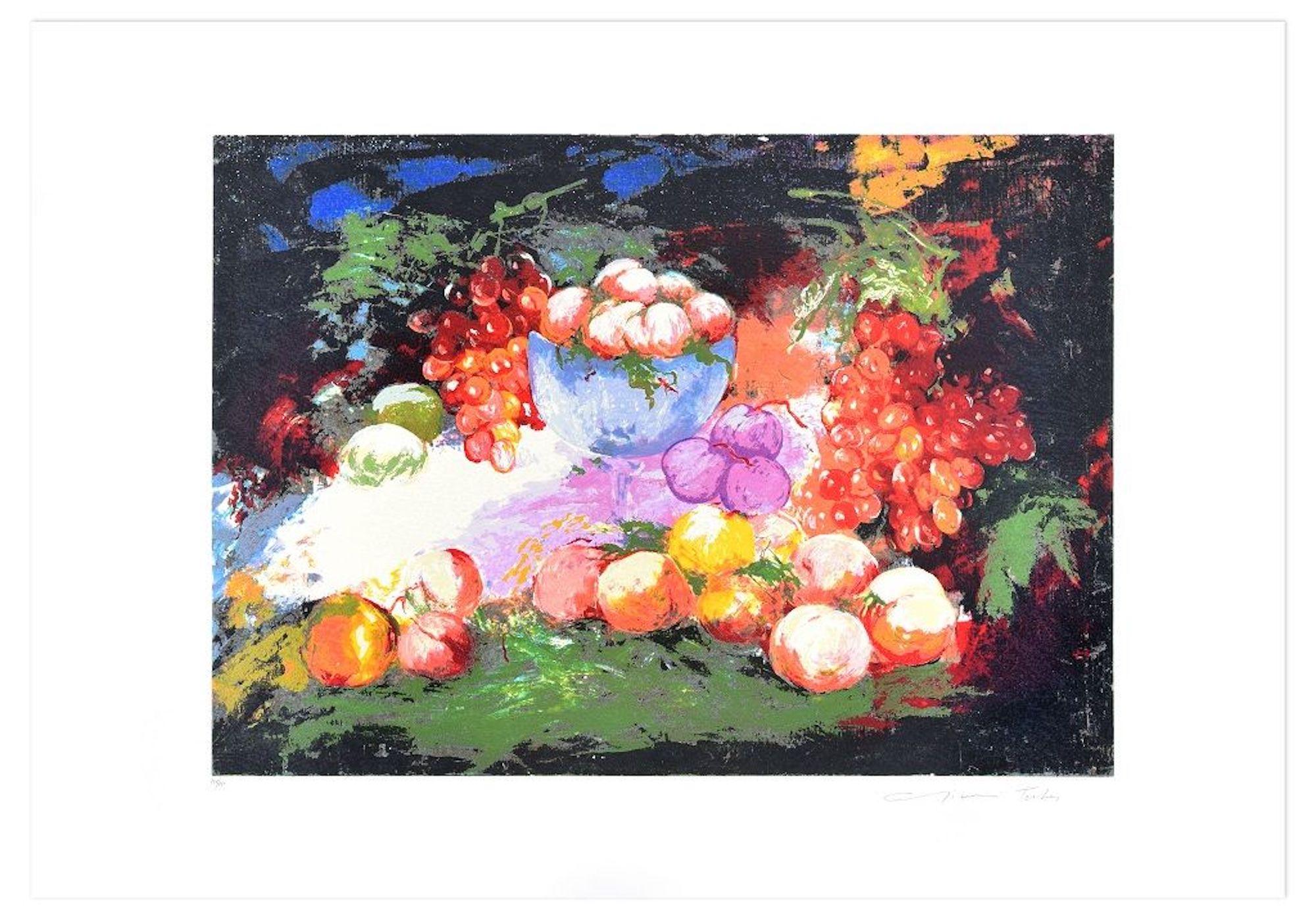 Still Life is an original print realized by the Italian artist Gianni Testa (1936) in 1986.

Original mixed colored serigraph. 

Hand-signed by the artist on lower right. Numbered on lower left. Edition 121/150

Very good conditions.

This beautiful