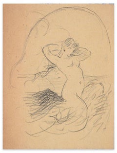 Venus - Original Pencil Drawing - Late 19th Century