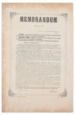 Ecce Homo - Lithographie de A. Maganaro - 1874