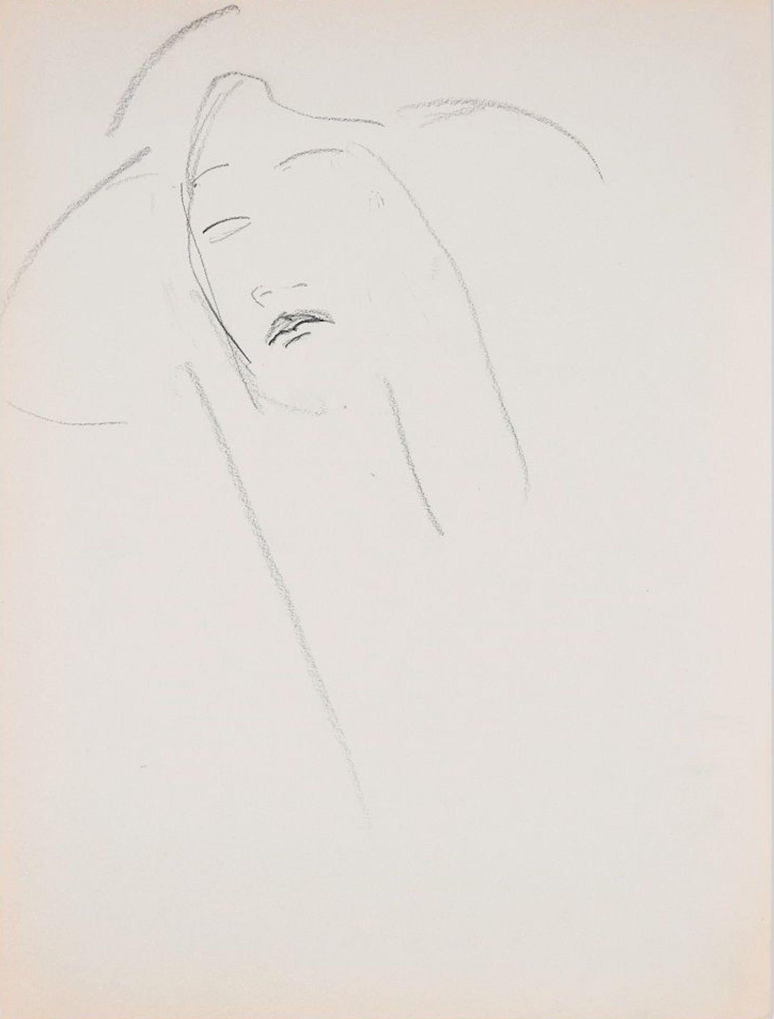 Portrait de fille est un dessin original au crayon sur papier ivoire réalisé par Flor David dans les années 1950.

Il s'agit d'un dessin original réalisé sur une page de bloc notes et il représente une esquisse d'un portrait de fille.

Bonnes