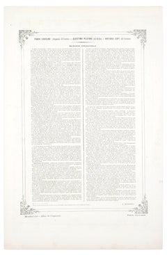 Puritani di Sinistra - Lithograph by A. Maganaro - 1870s
