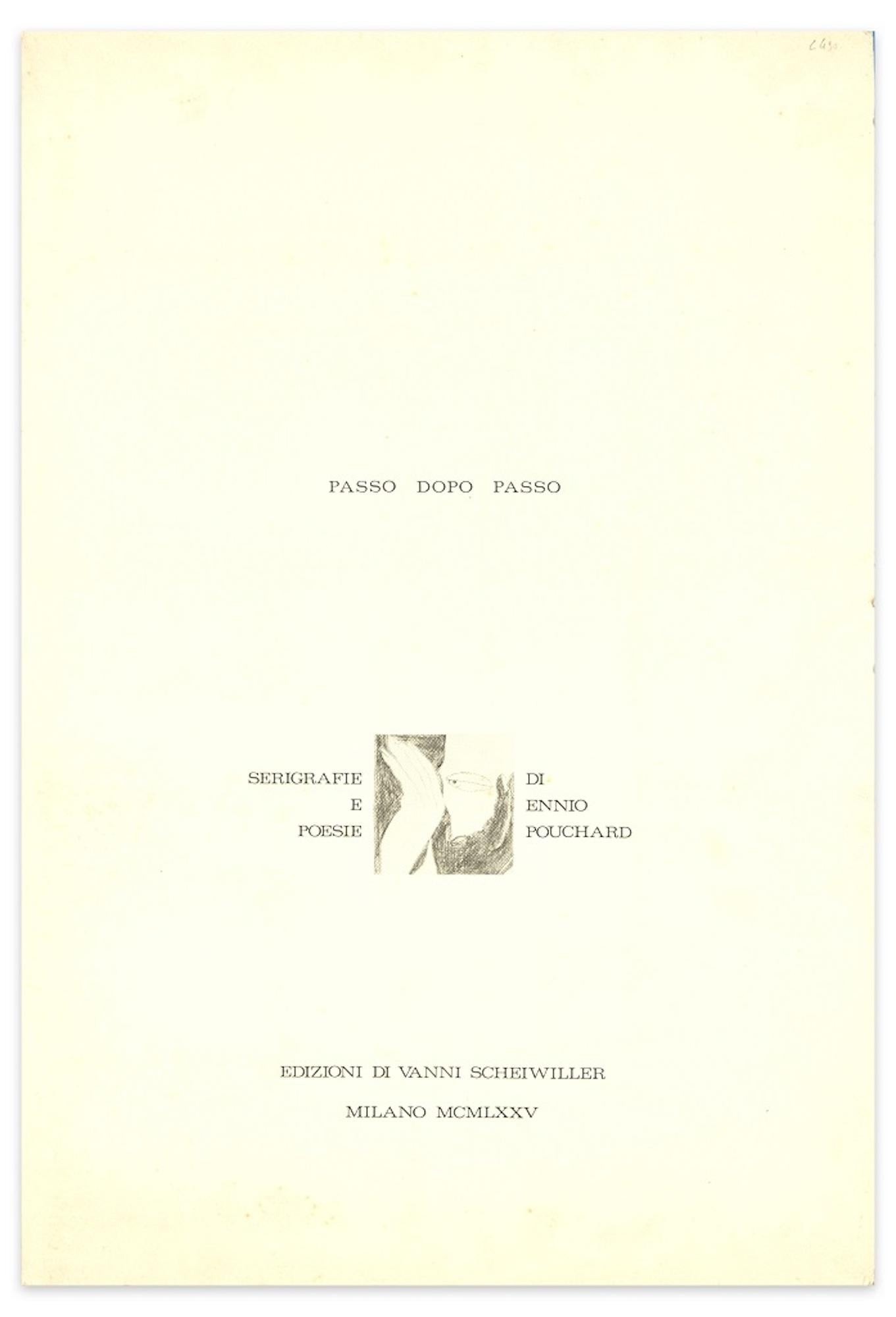 Step by Step (Passo dopo Passo) – Suite von Siebdrucken von E. Pouchard – 1975 – Print von Ennio Pouchard