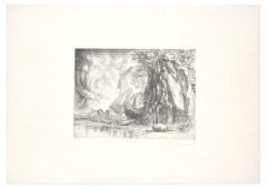 Redemption - Original Etching by R. Tommasi Ferroni - 1970s