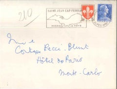 Autograph Letter by Cocteau - 1959