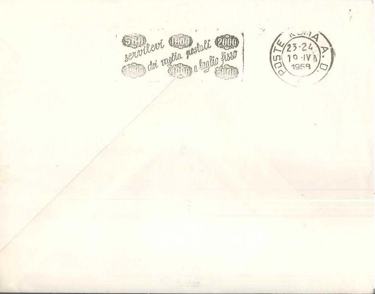 realistischer Autographenbrief von Cocteau - 1959 im Angebot 1