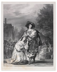 Le Mariage de Figaro – Lithographie von L.S. Marin-Lavigne – 1838