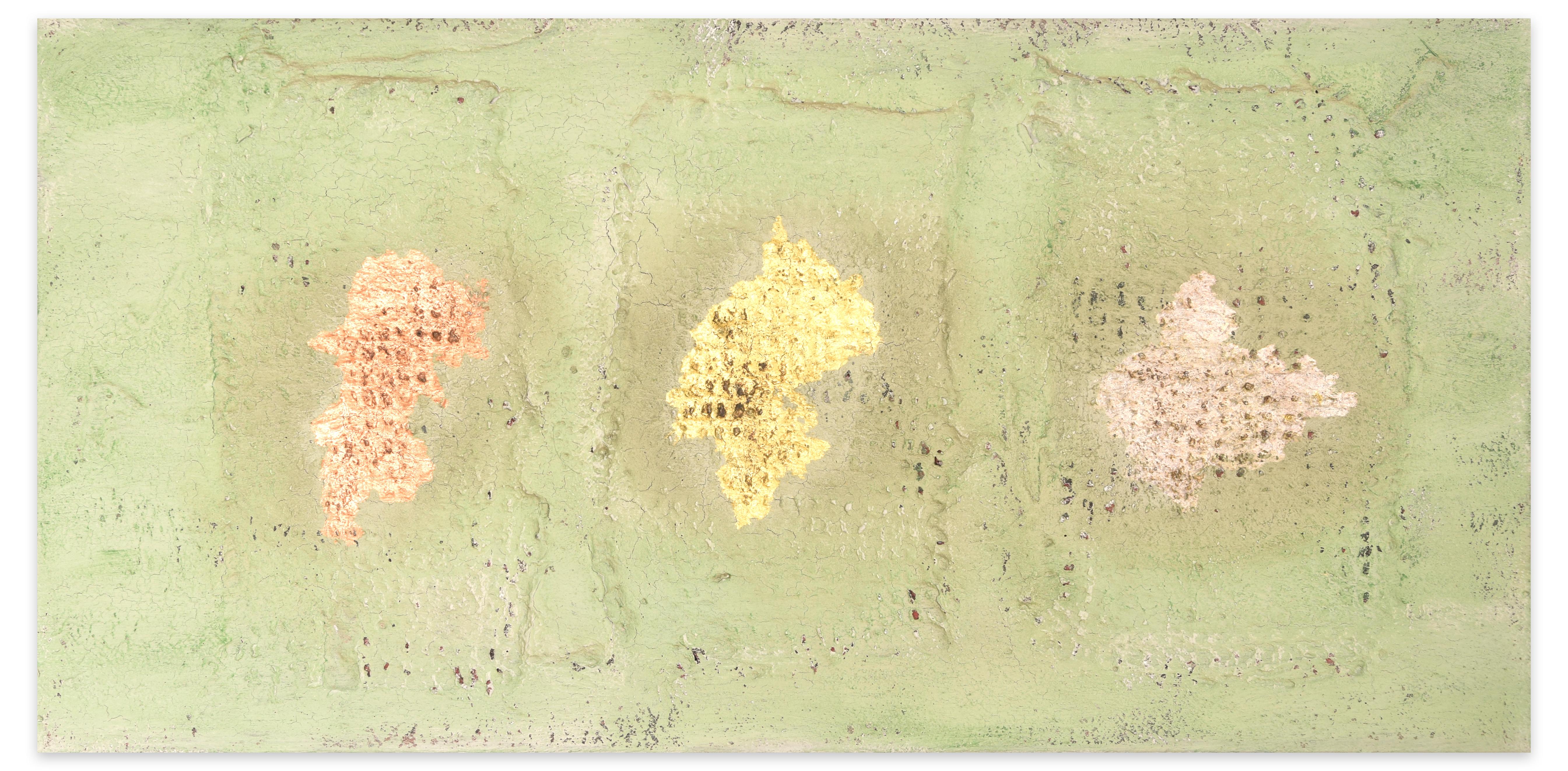 Three Gifts ist ein wunderschönes Gemälde in Öl und Mischtechnik auf Leinwand, das der italienische Künstler Marco Amici im Jahr 2002 geschaffen hat.

Originaltitel: Tre Doni

Titel und Monogramme sind vom Künstler in schwarzem Öl auf die Rückseite
