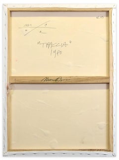 Traccia - Tecnica mista su pannello di Marco Amici - 1980