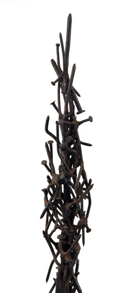 Composition with Nails - Iron Sculpture by Nino Franchina - Late 1900