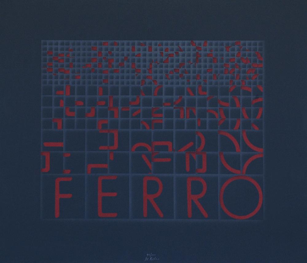 Firmato a mano. Edizione di 100 pezzi. 

Titolo originale: "Ferro". 

Condizioni eccellenti.

