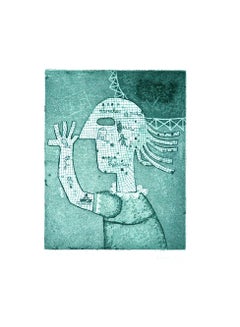 Child - Original Lithograph by Enrico Benaglia - 1970s