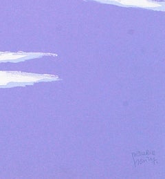 Woman in Clouds - Lithograph by M. Henry - 1971