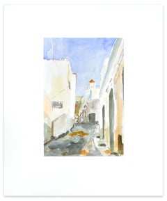 A Summer  Road - Original Watercolor by Armin Guther - 1997