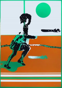 Child - Serigrafía original de Giancarlo Bugli - Años 70