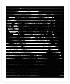 White Lines - Original Giclée Print by Dadodu - 2016