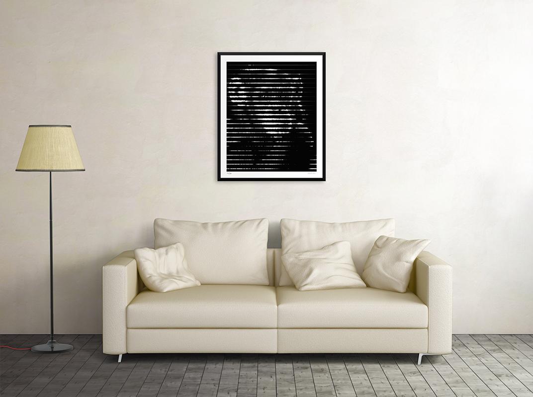 White Lines - Original Giclée Print by Dadodu - 2016 1