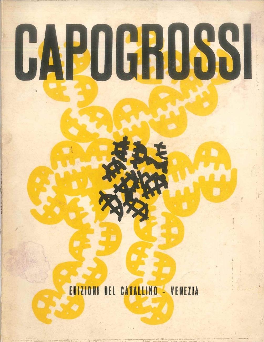 Capogrossi Vintage-Katalog – mit handgeschriebener Widmung von Capogrossi – 1953