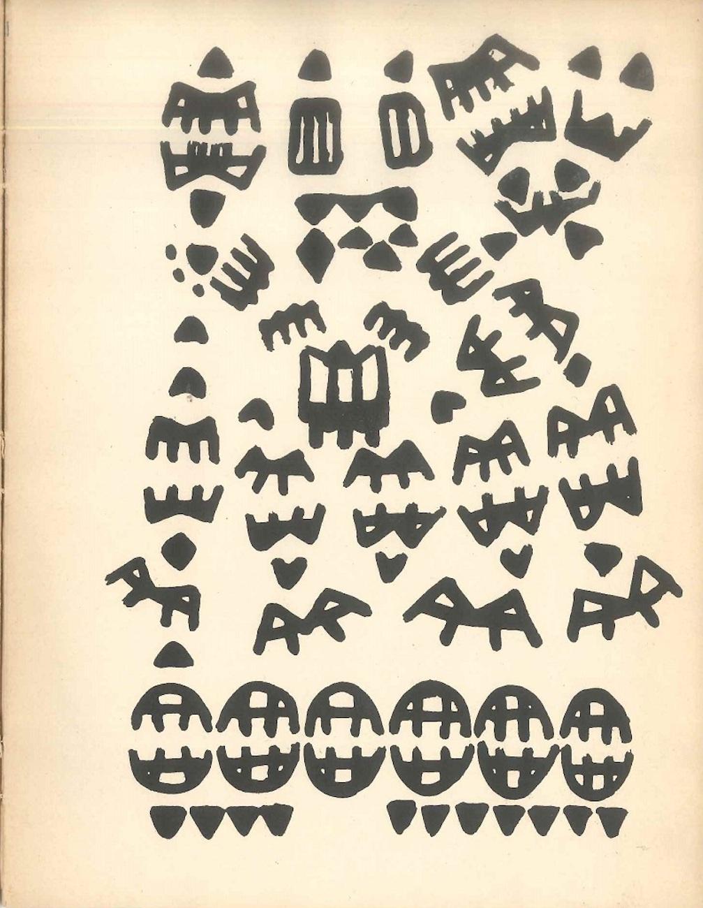 Catalogo d'epoca Capogrossi - Con dedica scritta a mano da Capogrossi - 1953 - Art Contemporaneo di Guiseppe Capogrossi